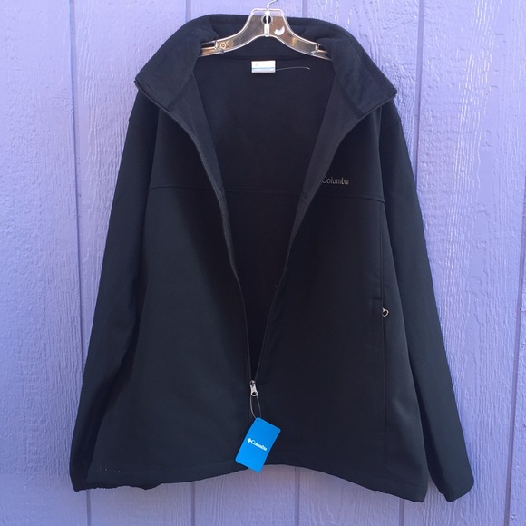 Columbia Bowen Lake Softshell -  3X - Black - Picture 3 of 6